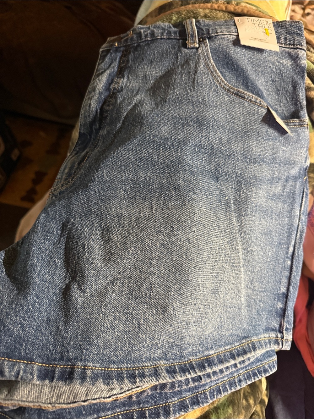 Time and Tru Blue Denim Jean Shorts